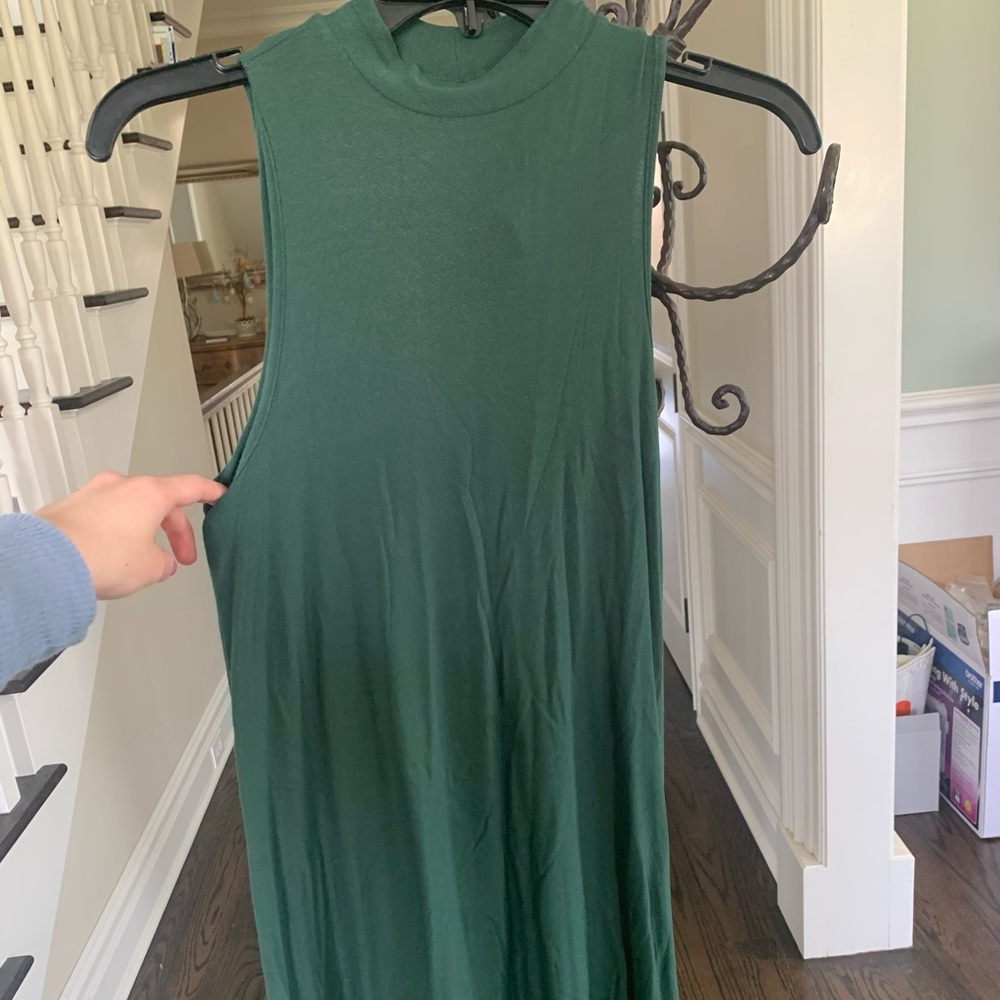SOLD Topshop green shift dress